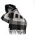 BALENCIAGA - Sciarpa Balenciaga in lana bianca e nera Nero - vista 2