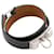 HERMÈS - Rivale Double Tour Bracelet in Black Leather (XS)  - view 3