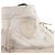 SAINT LAURENT - Sneakers Beldford Saint Laurent in pelle bianca e grigia (T37) - vista 4
