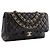 CHANEL - Borsa a tracolla Classic/Timeless Jumbo in pelle caviar nera Nero - vista 2