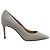 Silberne Glitzer-Stoff-Pumps von Casadei - Ansicht 2
