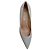 Silberne Glitzer-Stoff-Pumps von Casadei - Ansicht 4