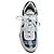 Sneakers Chanel in Tweed Bianco / Blu Marca 24P - vista 4