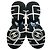 Sneakers Chanel in Tweed Bianco / Blu Marca 24P - vista 6