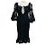 Nicholas Kirkwood Nicholas Black Botanische Spitzen-Midikleid Schwarz