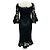 Nicholas Kirkwood Nicholas Black Botanische Spitzen-Midikleid Schwarz - Ansicht 3