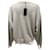 R13 Leichtes, hellgraues, distressed, oversized Crop-Pullover  - Ansicht 3