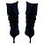 Stivali in suede blu navy a pieghe Manolo Blahnik - vista 6