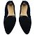 Stivali in suede blu navy a pieghe Manolo Blahnik - vista 7