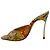 Sandali slide con nugget dorato dipinto Casadei D'oro - vista 3