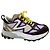 Sneakers basse Rocx in nylon e pelle di Philippe Model in viola / grigio Porpora - vista 2