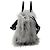 Borsa Mini Tote The Creature in Grigio Argento / Argento di Marc Jacobs - vista 2