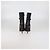 Versace Black Leather Safety Pin Pointed Toe Heeled Ankle Boots - view 6