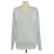 Pull fin en viscose vert clair à col en V Zadig & Voltaire  - vue 1