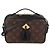 Borsa a tracolla Saintonge in tela monogramma nera Louis Vuitton Nero