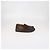 Mocassini Driver Web in pelle marrone scuro Gucci - vista 3