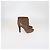 Botines Queen de cuero marrón Louis Vuitton Castaño - vista 3