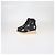 Stella Mc Cartney Stella McCartney Elyse Star Plattform-Sneaker aus schwarzem Kunstleder mit Schnürung - Ansicht 4