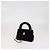 Borsa Mini Kelly in Velluto Nero Trapuntato di Chanel - vista 2