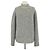 Suéter de cuello alto de lana y cachemira gris Nanushka