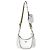 Borsa Baguette Re-Edition 2005 in Re-Nylon Bianco e Pelle Saffiano di Prada
