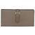 Hermès Cartera Larga Bearn de Cuero Epsom Etoupe de Hermes Gris pardo