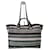 Chanel Deauville Striped Tote Bag in Navy Blue and Beige Canvas  - view 4