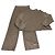 Conjunto de Suéter e Calça em Mistura de Seda Stretch Dris Etoupe da Hermès Taupe