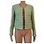 CHANEL green wool houndstooth jacket - Spring Summer 1996 - view 2