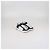 Autre Marque Baskets en cuir noir/blanc avec strap Versace Kids - vue 2