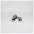 Autre Marque Baskets en cuir noir/blanc avec strap Versace Kids - vue 3
