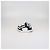 Autre Marque Baskets en cuir noir/blanc avec strap Versace Kids - vue 4