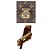 Pochette Louis Vuitton S Lock in tela monogram e pelle naturale Marrone - vista 13