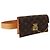 Pochette Louis Vuitton S Lock in tela monogram e pelle naturale Marrone - vista 2