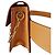 Pochette Louis Vuitton S Lock in tela monogram e pelle naturale Marrone - vista 8