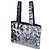 Borsa mini trompe l'œil in paillettes metalliche e tessuto Chanel Metallico