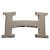 Hebilla H de Hardware de Paladio Hermès