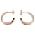 Orecchini Etici Chopard in Oro Rosa 18K con Diamanti Ice Cube D'oro