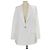 Retrofête Blazer Kristen Branco de Botão Único Retrofete