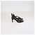 Sandali Slingback Glamour in pelle nera Hermès Nero - vista 3