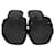 Sandali Oran in pelle Epsom nera di Hermès Nero