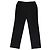 Pantalón recto de mezcla de algodón y nylon negro Hermès