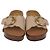 Chloé Sandalias de plataforma de cuero beige Lauren con hebilla Chloe