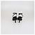 Pumps Delphine 105 in tessuto nero con cinturino logo Alexander Wang - vista 5
