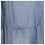 Alaïa Vestido Mini Arrugado de Chambray de Algodón Azul Alaia - vista 4