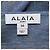 Alaïa Vestido Mini Arrugado de Chambray de Algodón Azul Alaia - vista 5