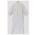 Vestido de manga corta Terregles de algodón a rayas blancas Mackintosh Blanco - vista 3