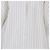 Vestido de manga corta Terregles de algodón a rayas blancas Mackintosh Blanco - vista 4