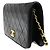 Wallet On Chain Cartera Chanel en cadena de cuero acolchado Negro - vista 3