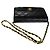 Wallet On Chain Cartera Chanel en cadena de cuero acolchado Negro - vista 7